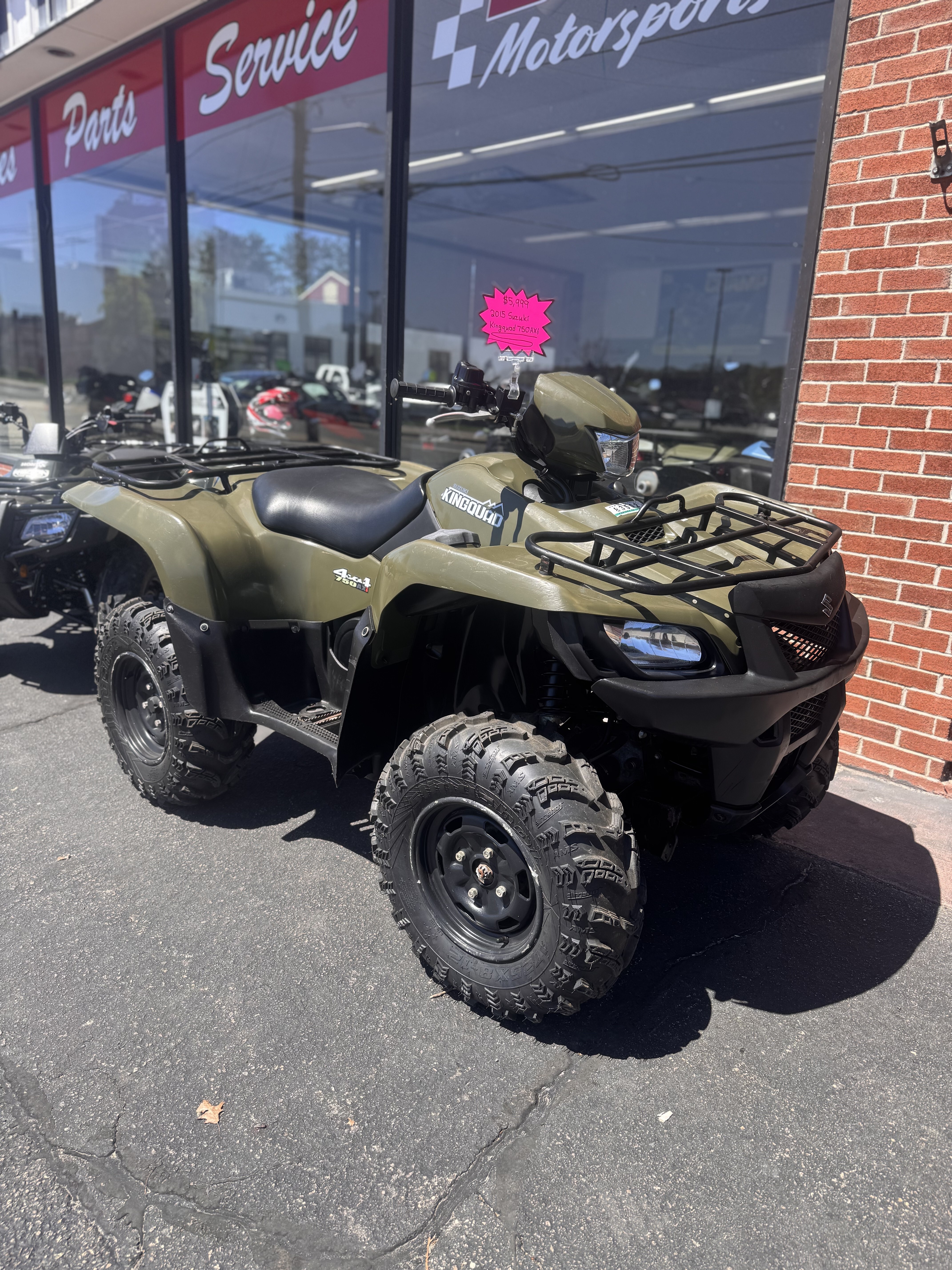 2015 Suzuki KingQuad 750AXi in woonsocket RI