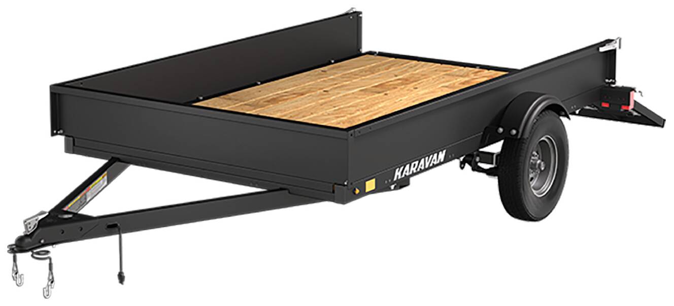 A photo of this 2026 Karavan Trailers Solid Wall Steel Utility Trailers 5 ft. Wide - Steel W