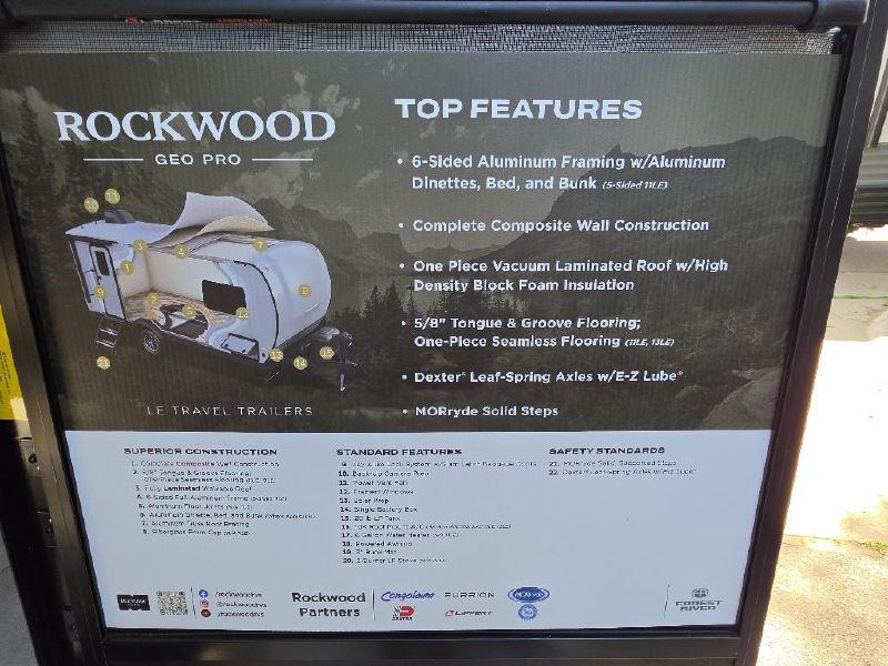 2026 FOREST RIVER ROCKWOOD GEO PRO G20FBS