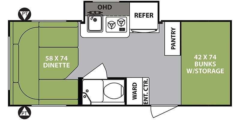 2017 Forest River R-POD HOOD RIVER 177 RV
