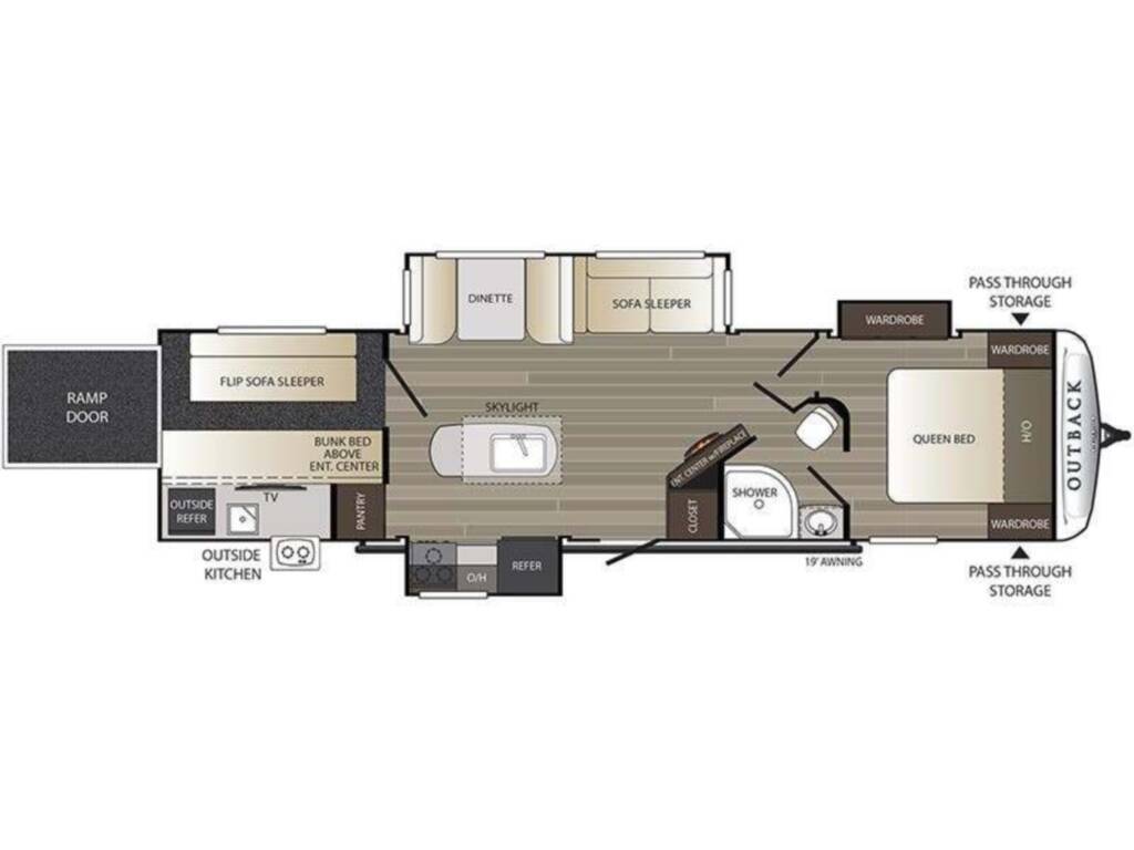 2019 Keystone OUTBACK 335CG RV