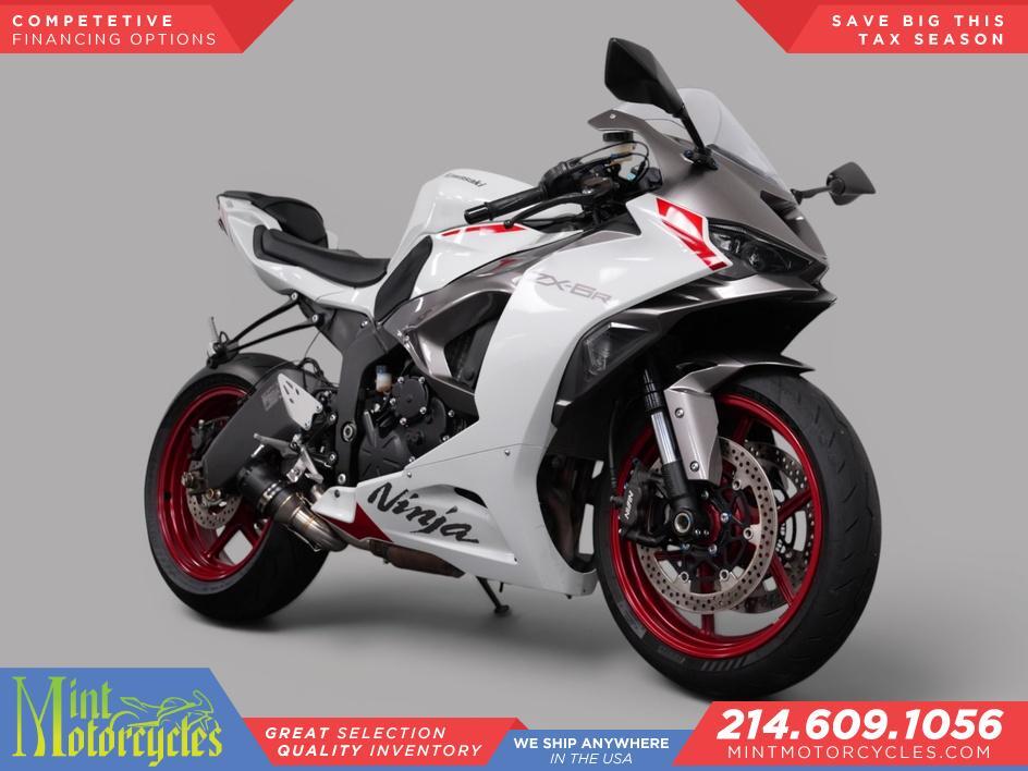 White Kawasaki Ninja ZX-6R Motorcycles For Sale in Texas - Cycle