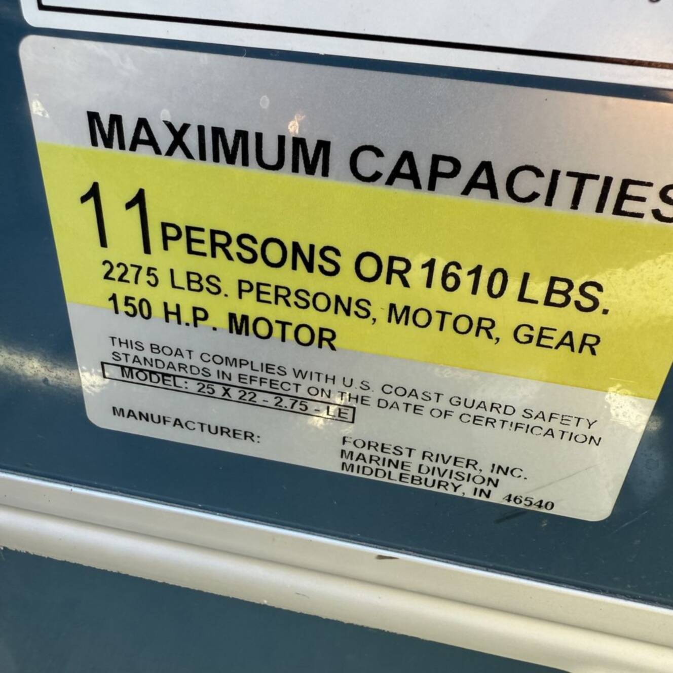 A photo of this 2025 Berkshire Pontoons 22RFX LE 2.75