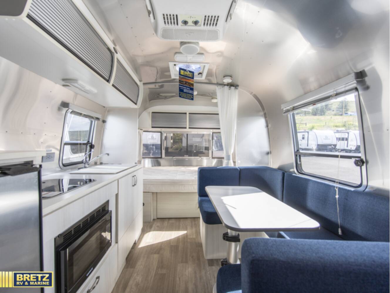 A photo of this 2021 Airstream Bambi 22FB