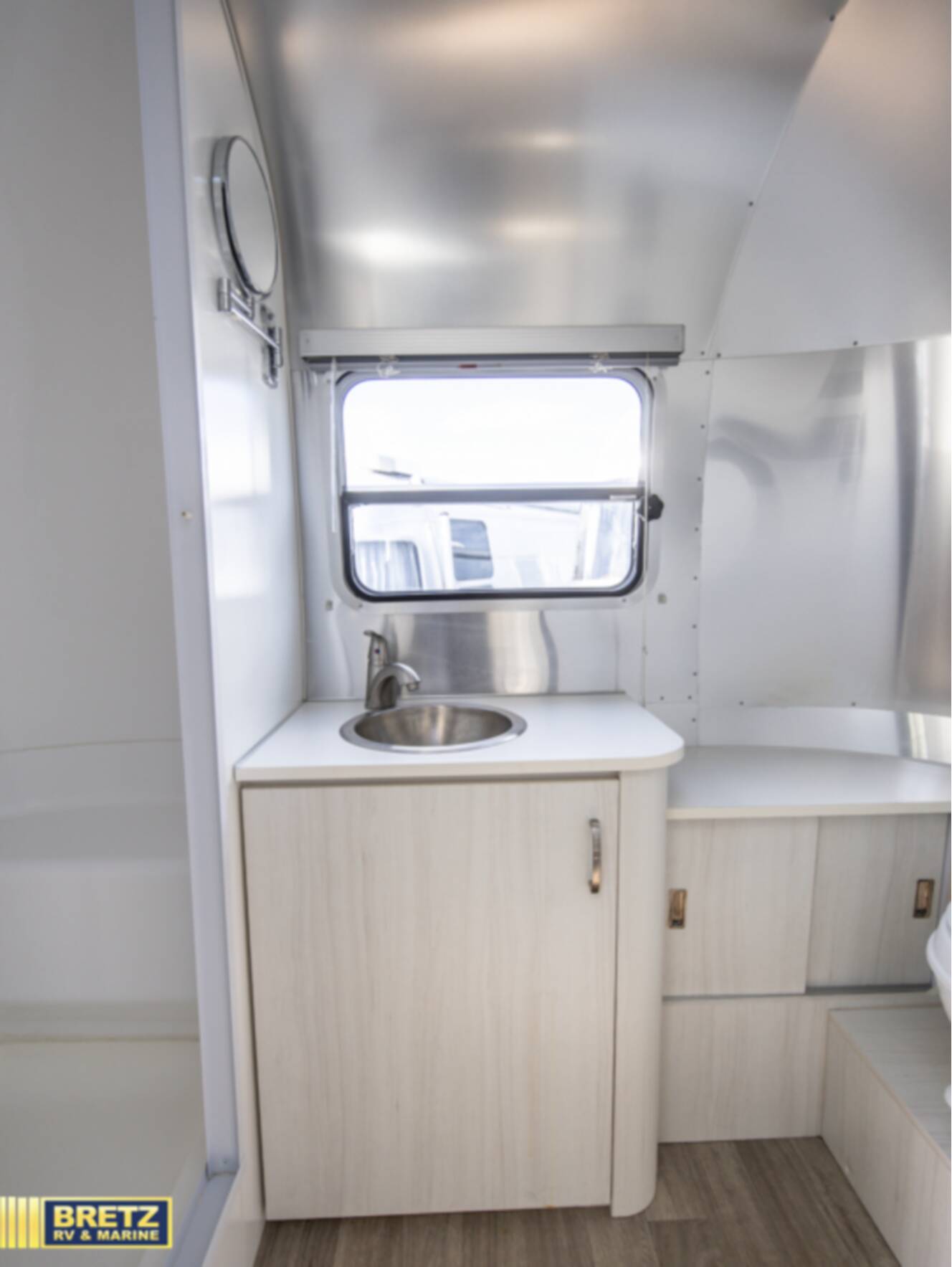 A photo of this 2021 Airstream Bambi 22FB