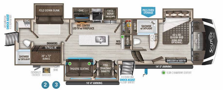 2022 Grand Design Solitude S-Class 3950BH in saint augustine FL