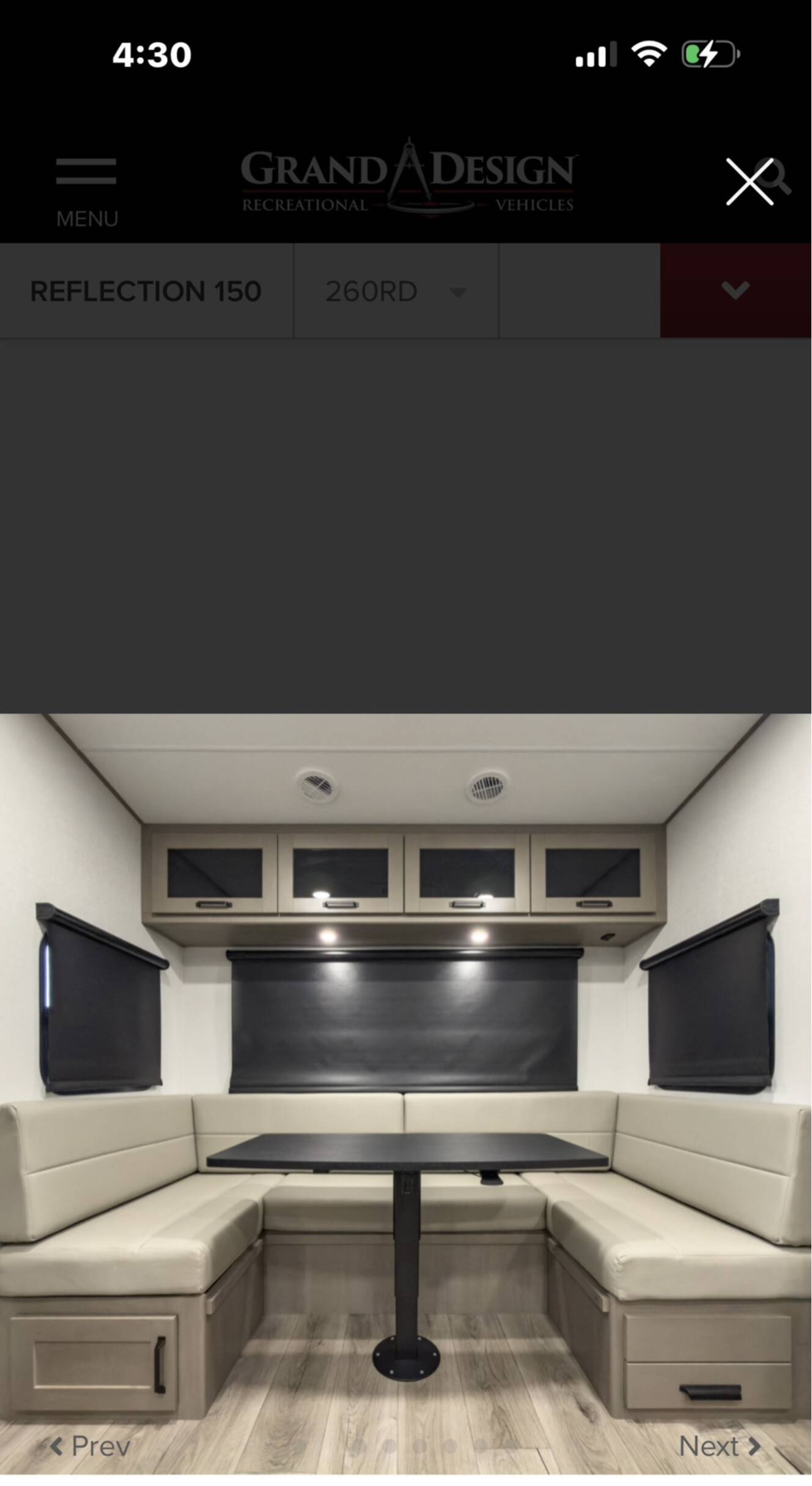 A photo of this 2026 Grand Design REFLECTION 150 SERIES 260RD