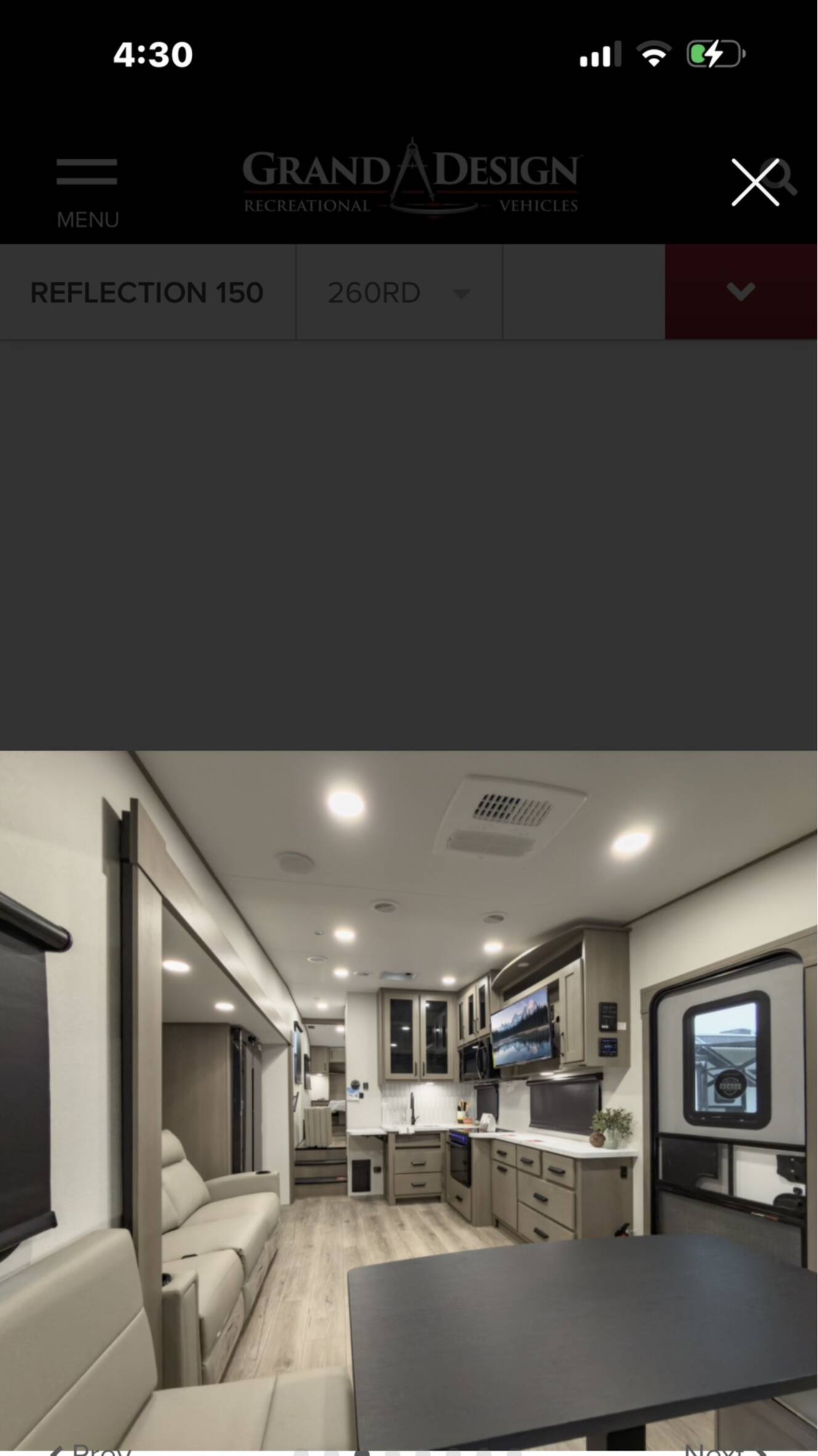 A photo of this 2026 Grand Design REFLECTION 150 SERIES 260RD