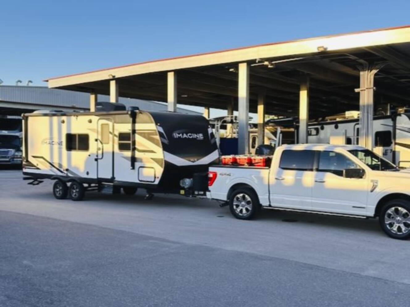 A photo of this 2023 Grand Design IMAGINE XLS 22MLE