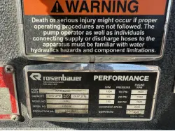 2015 ROSENBAUER COMMANDER PUMPER