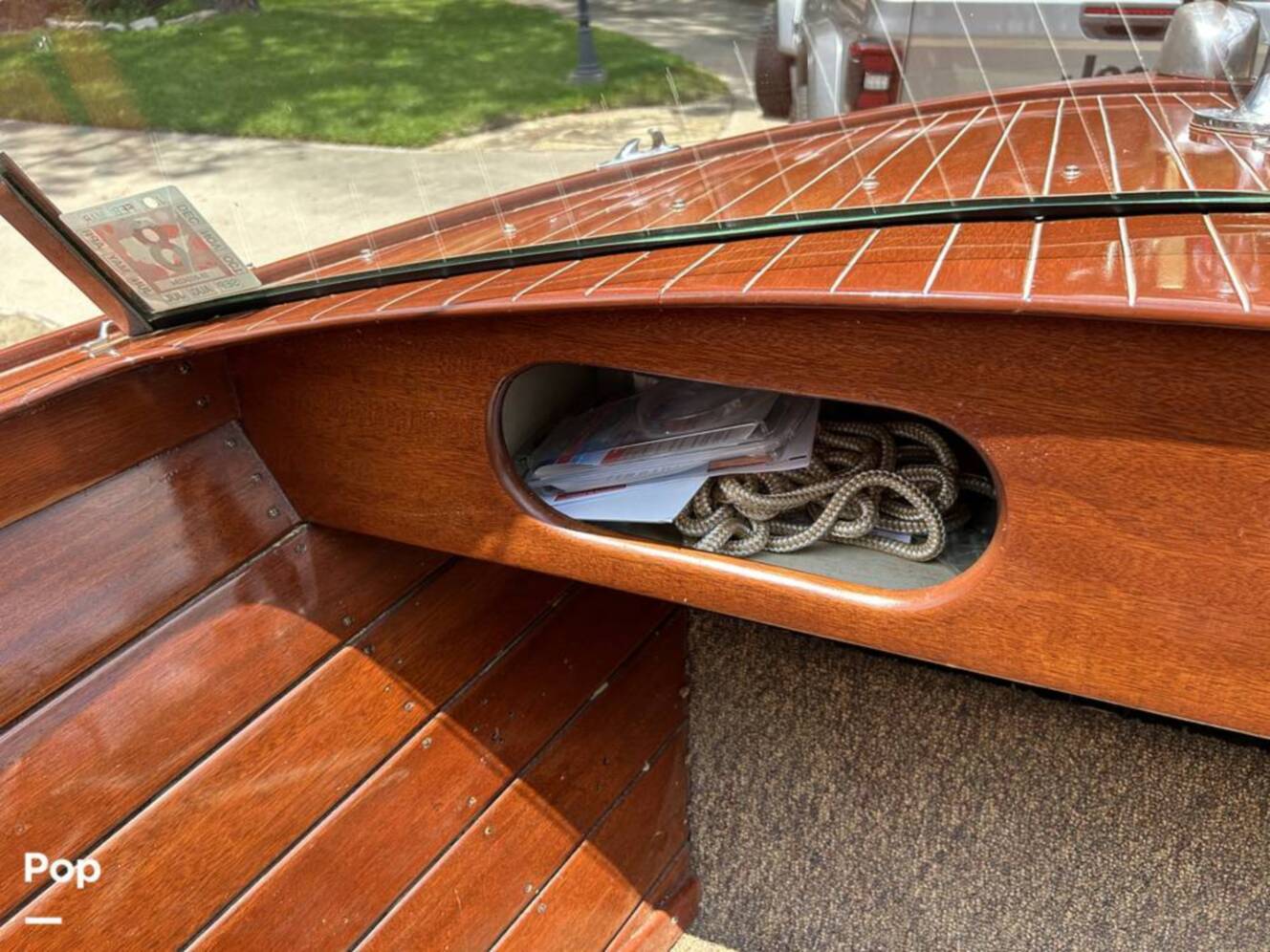 A photo of this 1954 Chris-Craft Sportsman