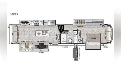 2022 Forest River Rv Cedar Creek Champagne Edition 38EBS in cleburne TX