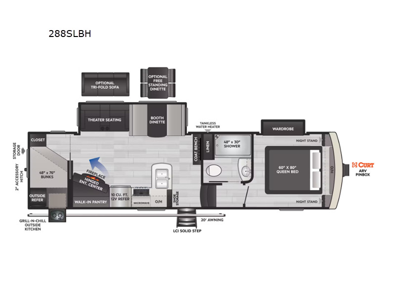 2024 Keystone Rv Arcadia Super Lite 288SLBH in hewitt TX