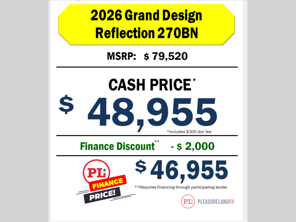 2026 Grand Design Reflection 150 Series 270BN in st. cloud MN