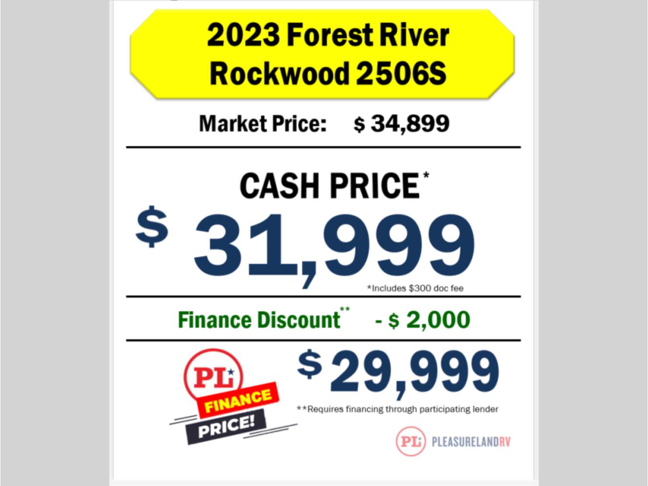A photo of this 2023 Forest River Rv Rockwood Mini Lite 2506S