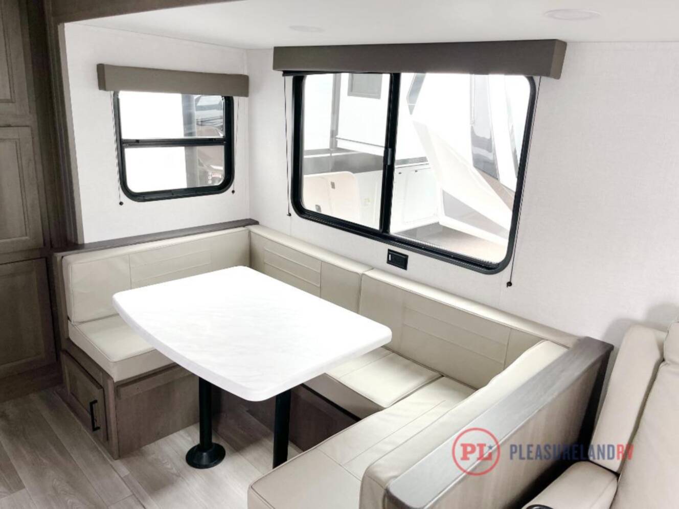 A photo of this 2026 Grand Design Transcend 335BHT