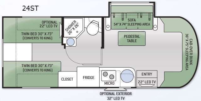 2015 Thor Motor Coach Citation 24st in jacksonville north FL