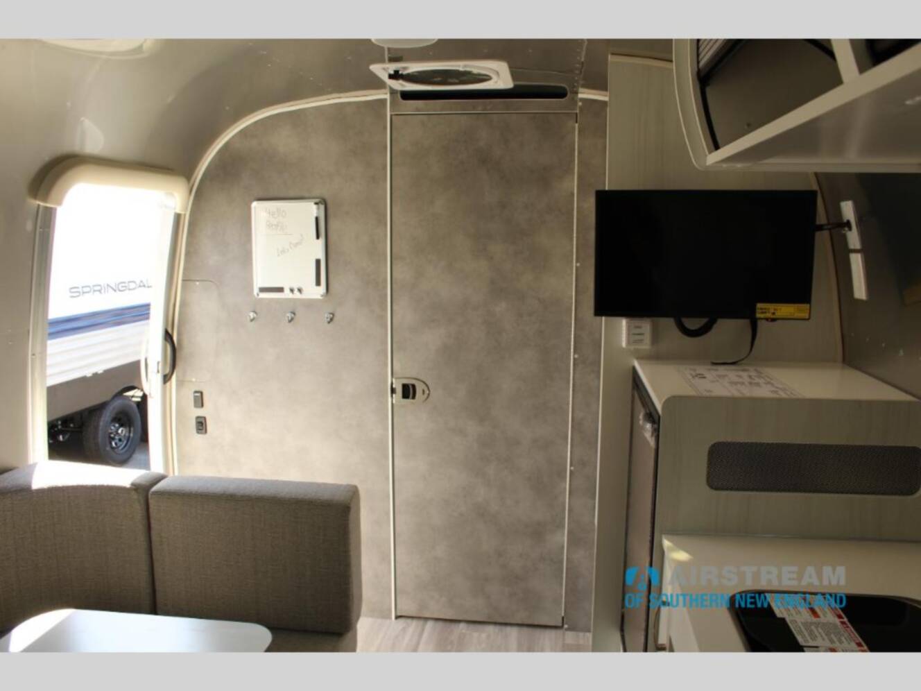 A photo of this 2026 Airstream Bambi 22FB