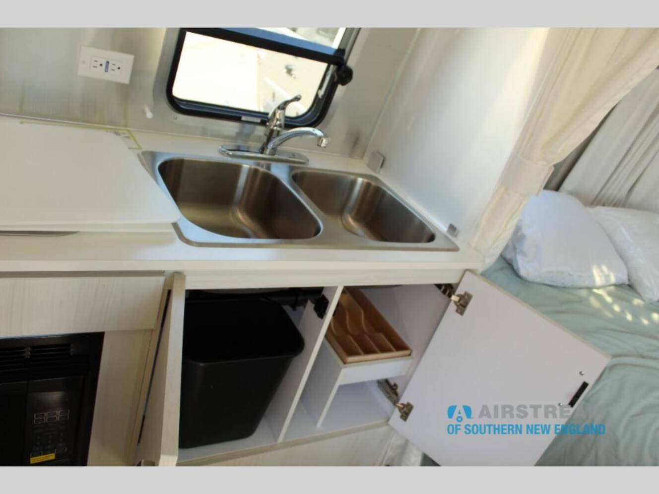 A photo of this 2026 Airstream Bambi 22FB