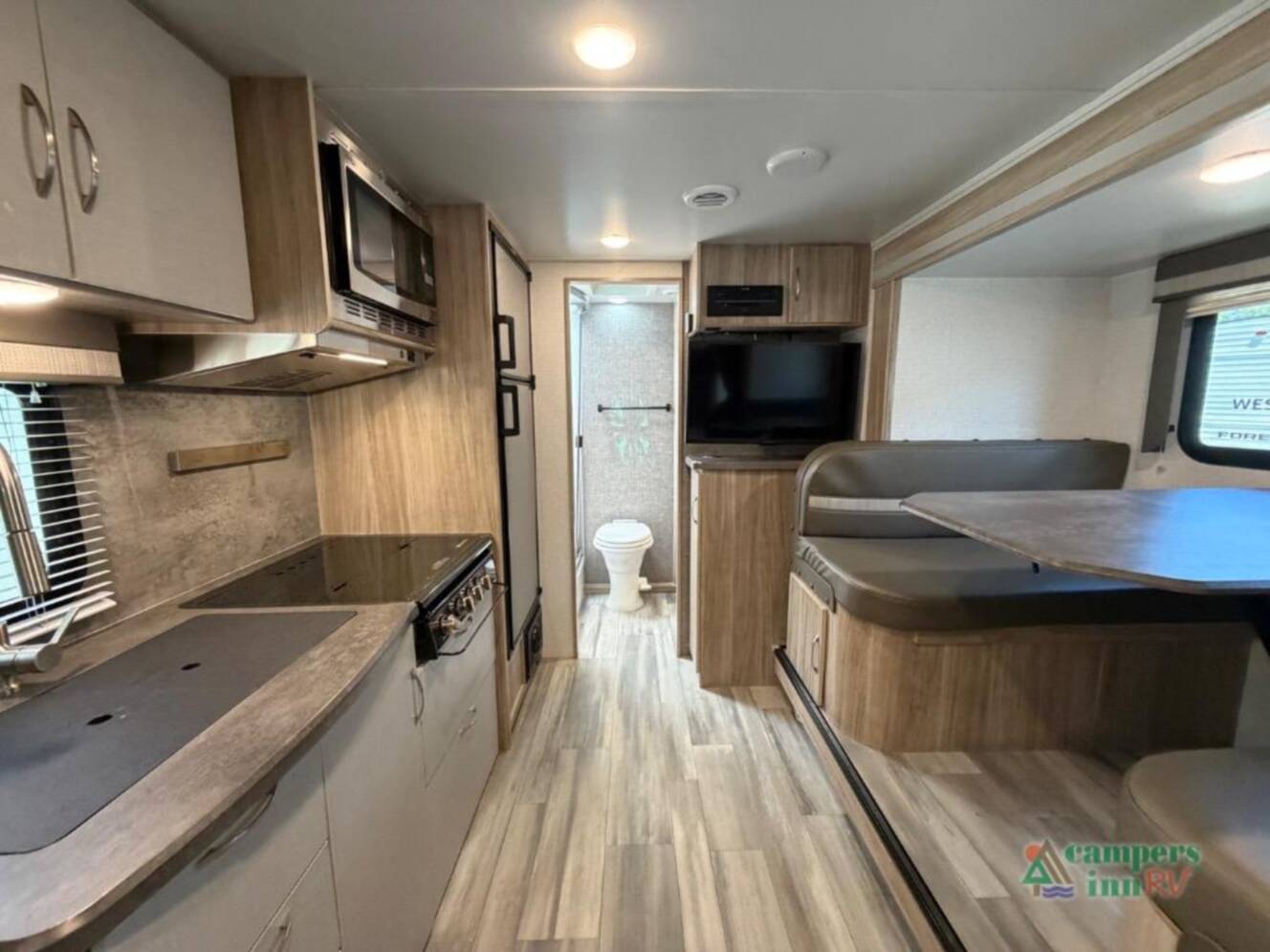 A photo of this 2021 Winnebago Micro Minnie 2108TB