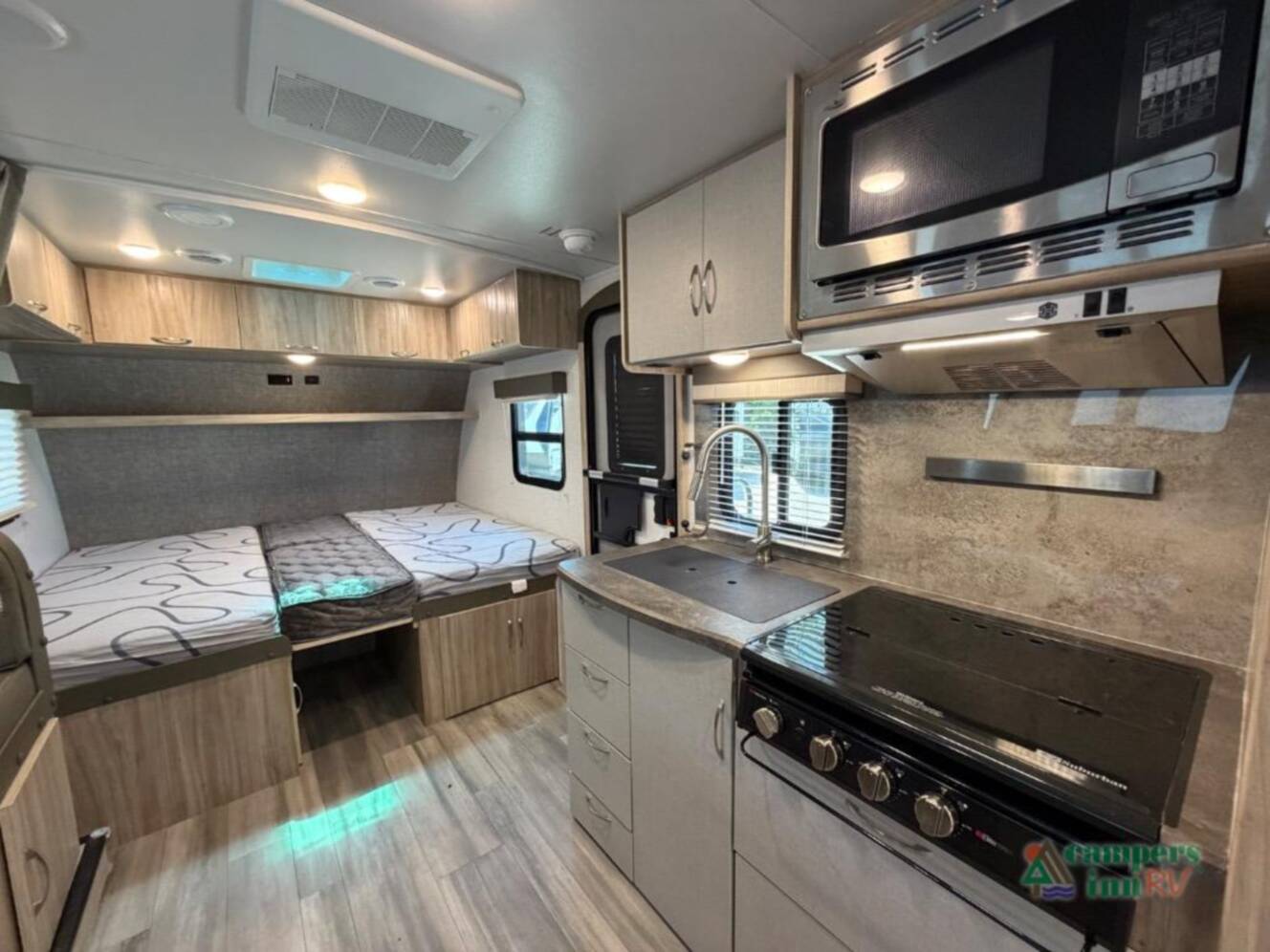 A photo of this 2021 Winnebago Micro Minnie 2108TB