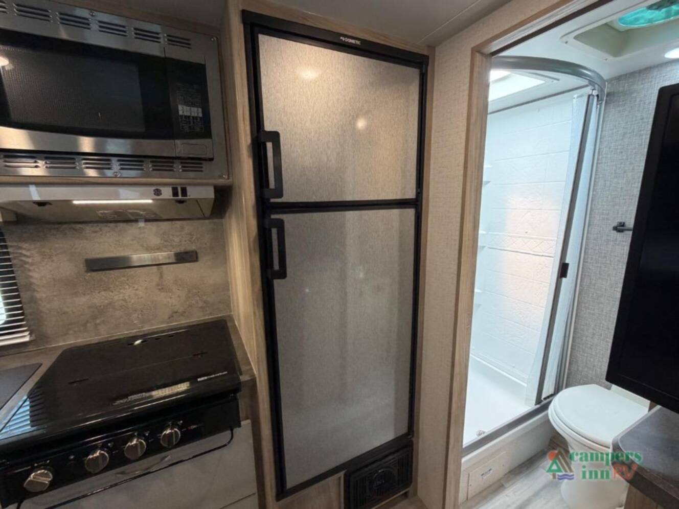 A photo of this 2021 Winnebago Micro Minnie 2108TB