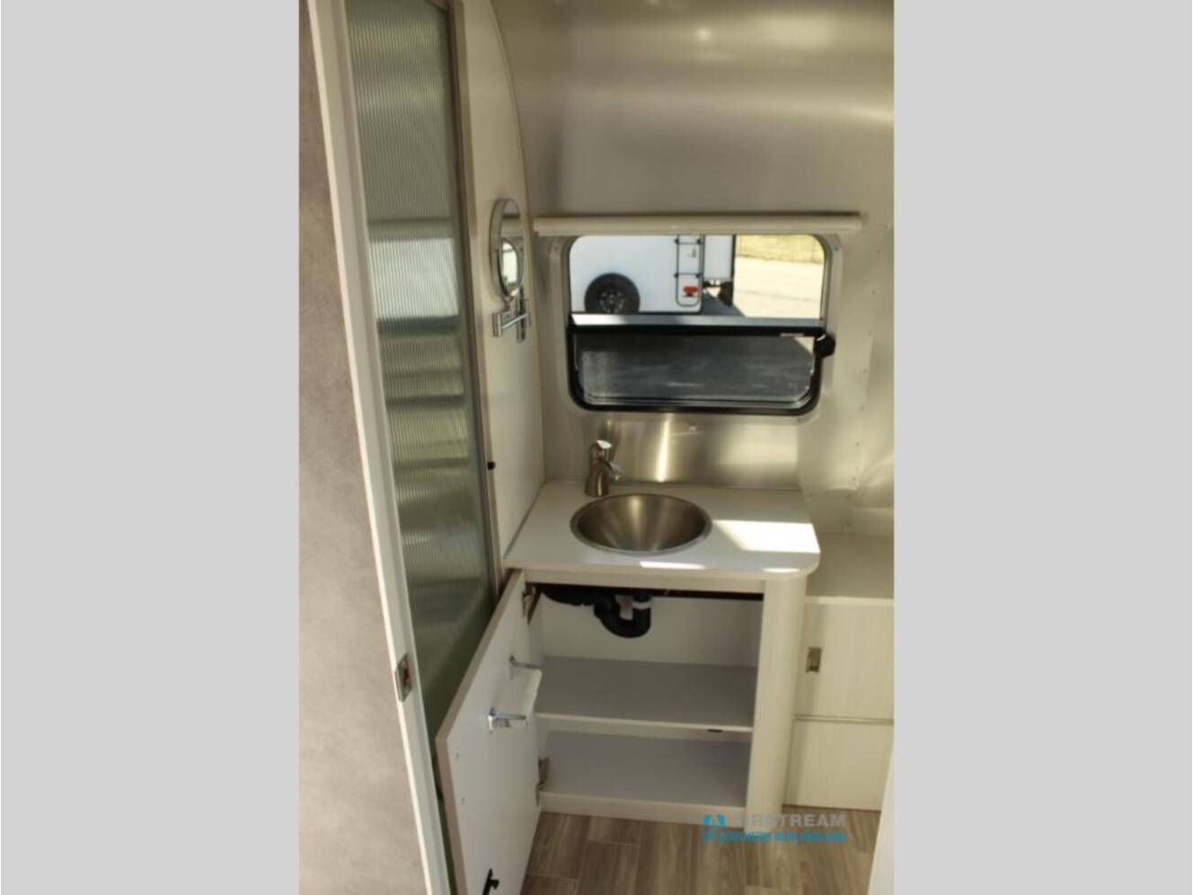 A photo of this 2026 Airstream Bambi 22FB