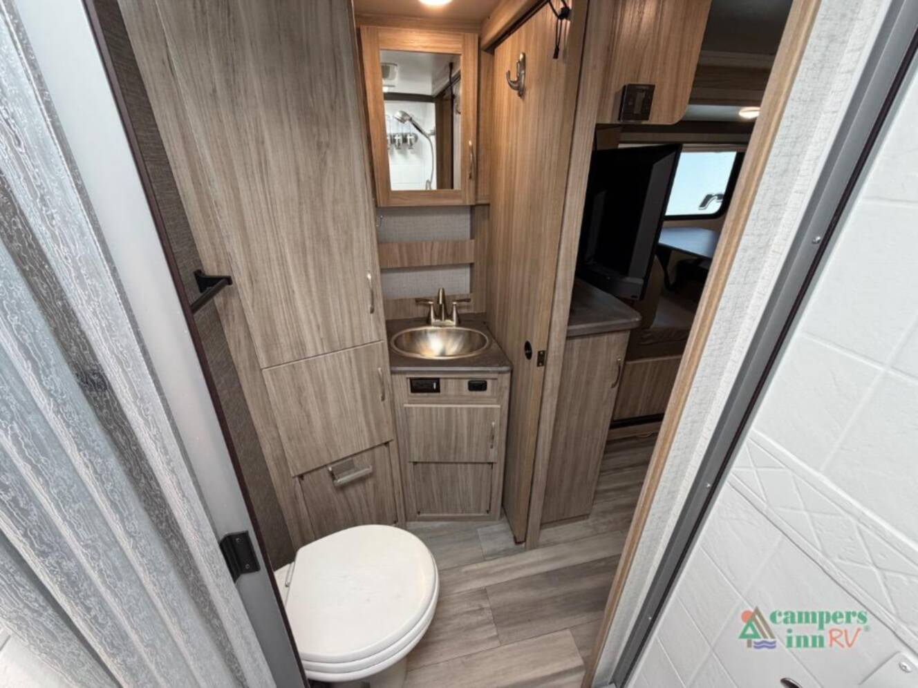 A photo of this 2021 Winnebago Micro Minnie 2108TB