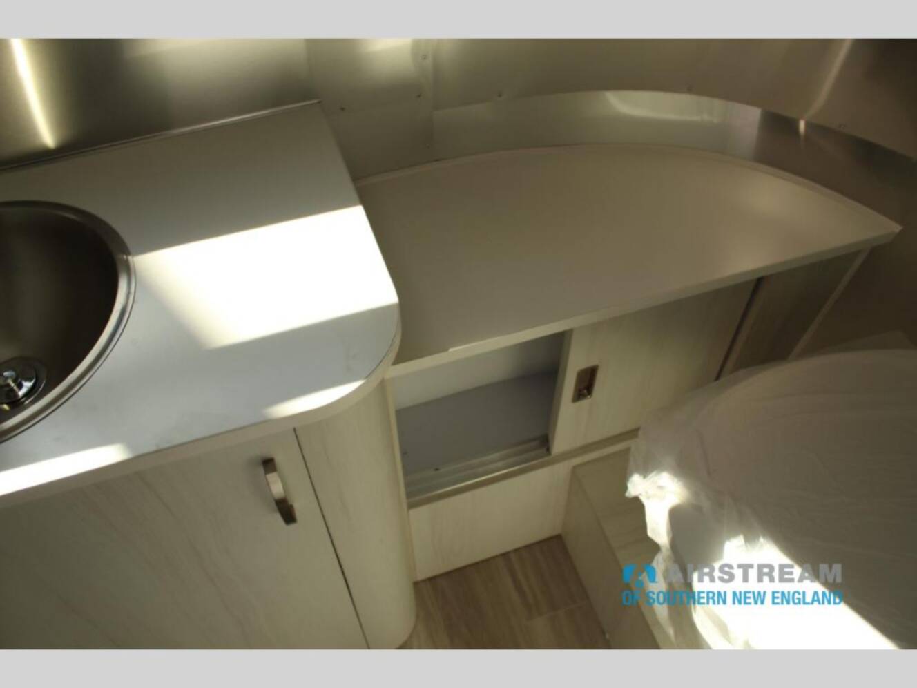 A photo of this 2026 Airstream Bambi 22FB