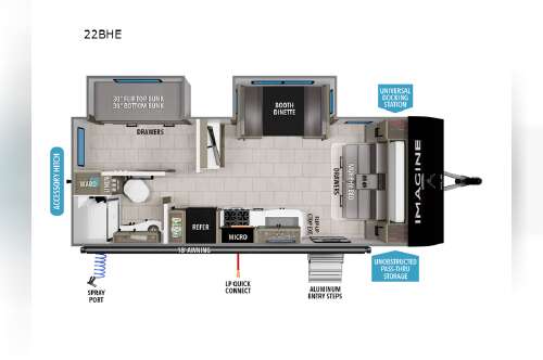 2025 Grand Design Imagine XLS 22BHE in fruitland park FL