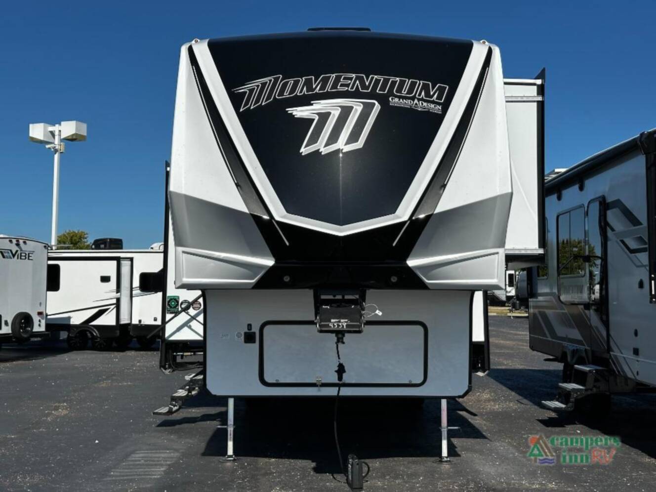 A photo of this 2026 Grand Design Momentum G-Class 320G