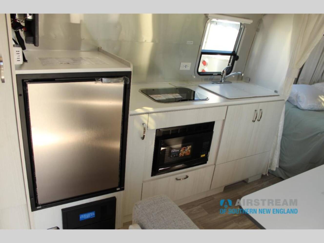 A photo of this 2026 Airstream Bambi 22FB