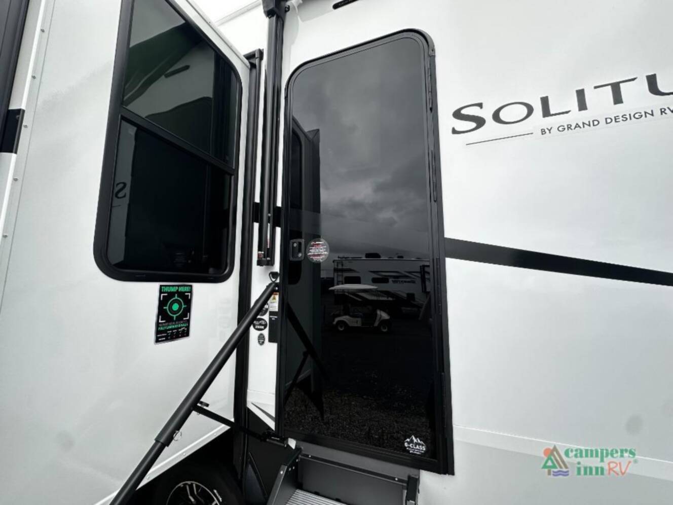 A photo of this 2026 Grand Design Solitude 310GK