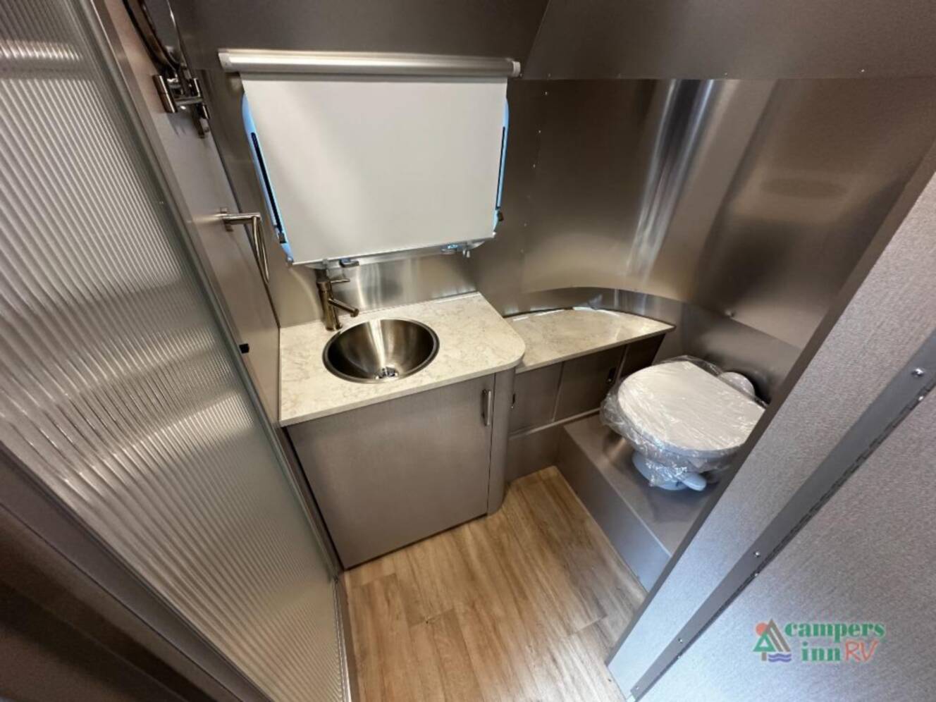 A photo of this 2026 Airstream Caravel 22FB
