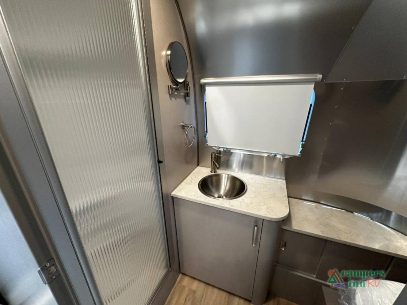 A photo of this 2026 Airstream Caravel 22FB