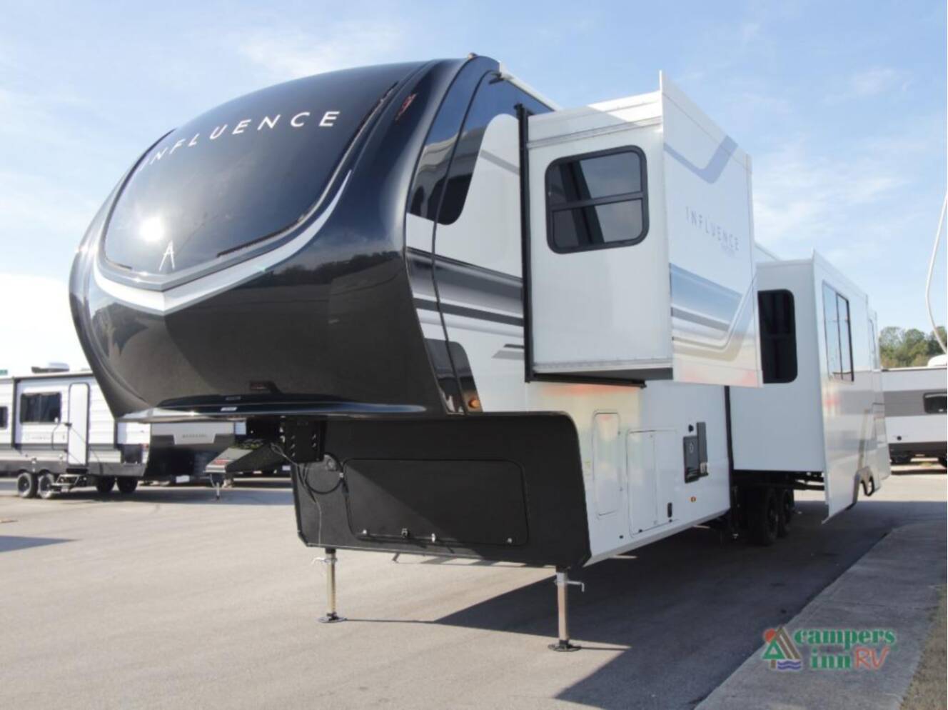 A photo of this 2026 Grand Design Influence 3904BH
