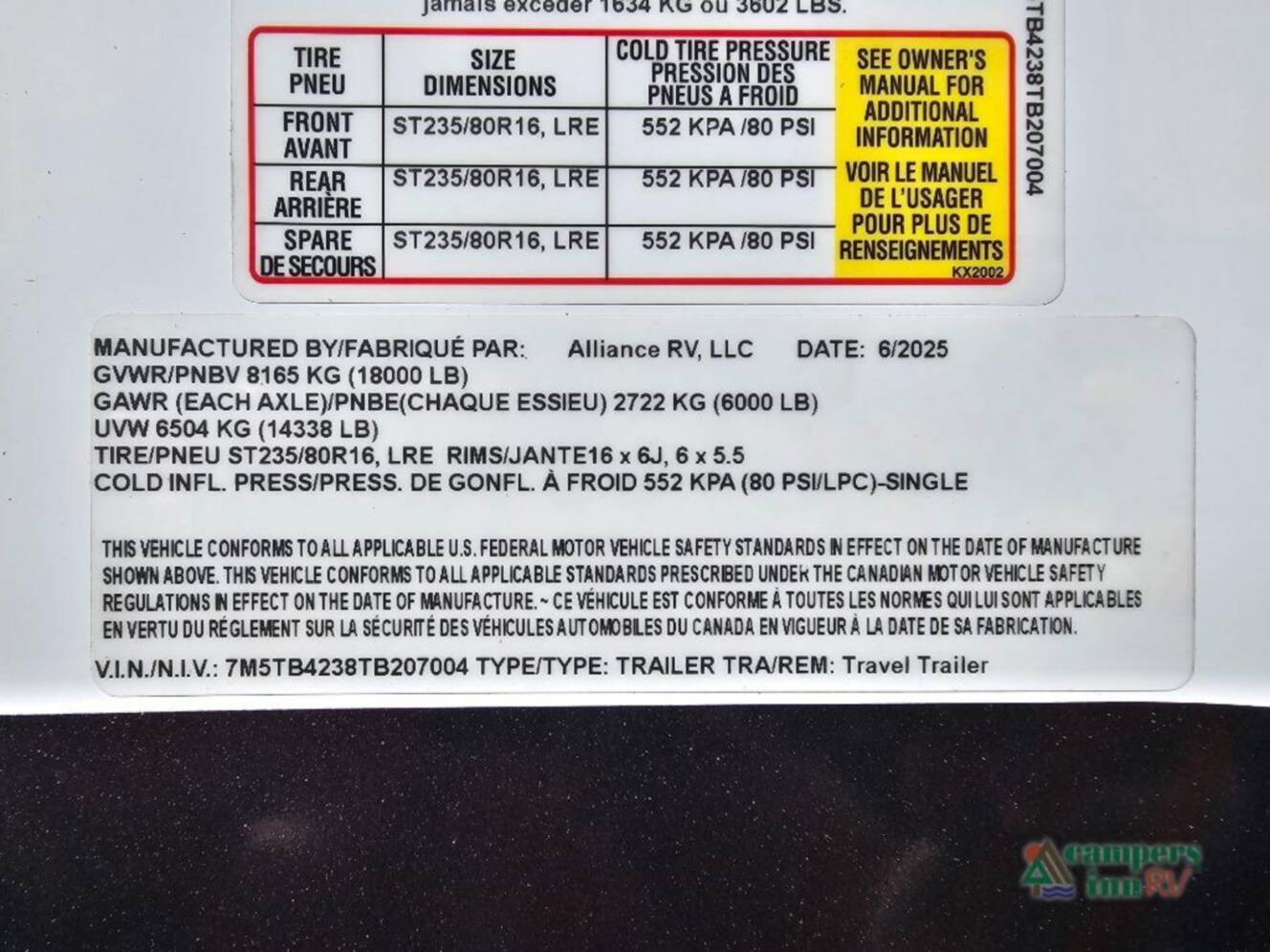 A photo of this 2026 Alliance Rv Benchmark 42LFT