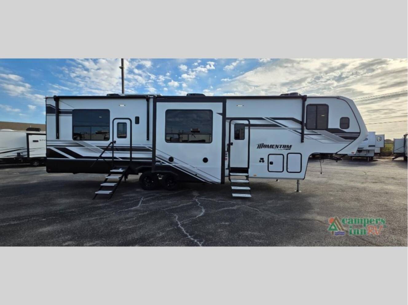 A photo of this 2026 Grand Design Momentum G-Class 350G