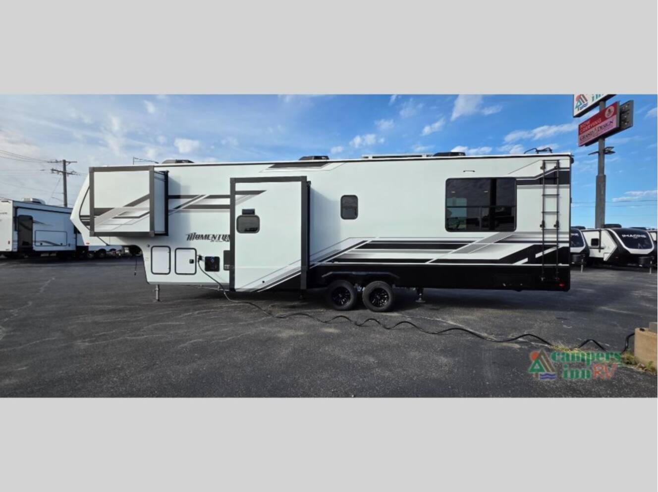 A photo of this 2026 Grand Design Momentum G-Class 350G