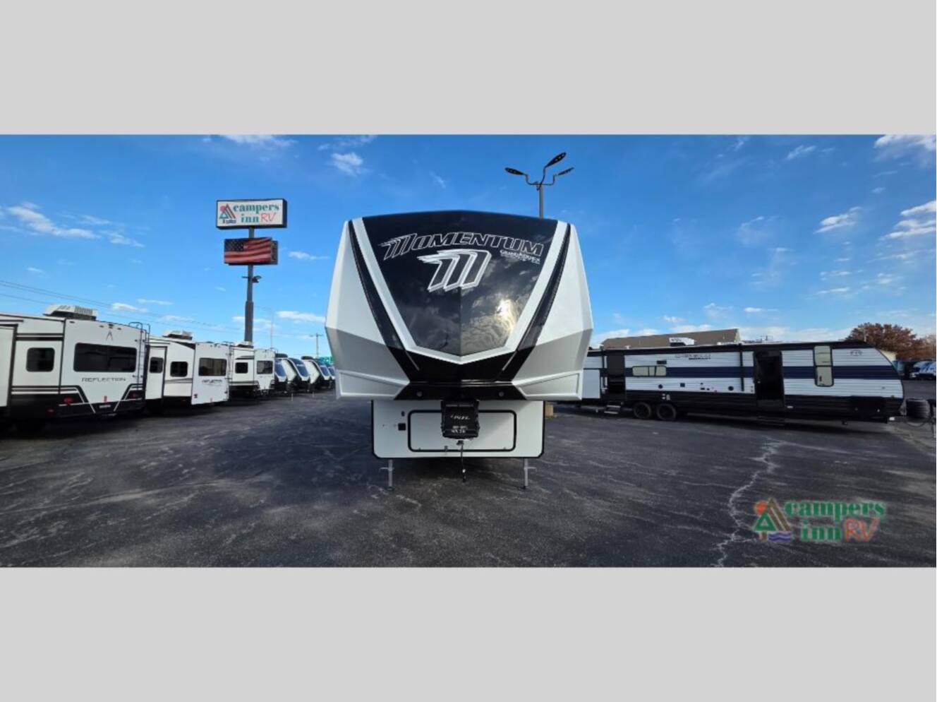 A photo of this 2026 Grand Design Momentum G-Class 350G