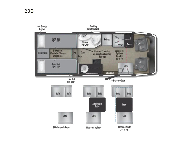 2026 Winnebago Ekko 23B SPRINTER 23B in seffner FL