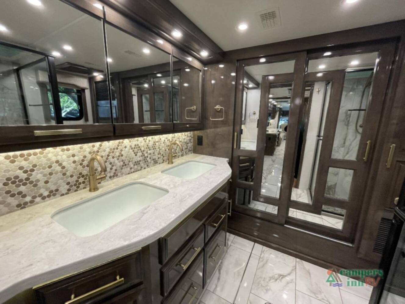 A photo of this 2022 Entegra Coach Cornerstone 45B
