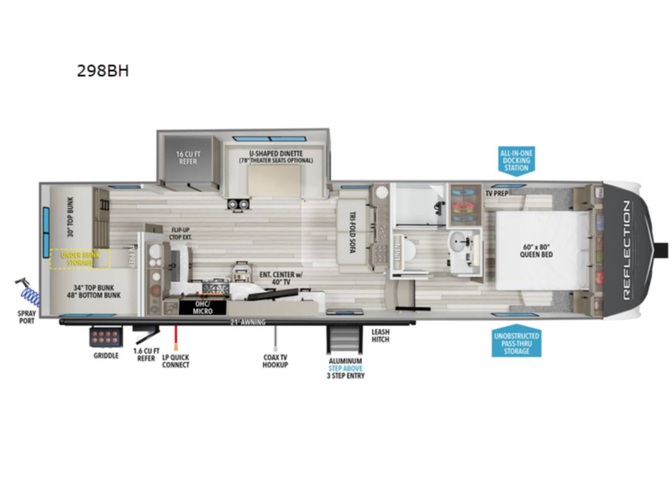A photo of this 2026 Grand Design Reflection 150 Series 298BH