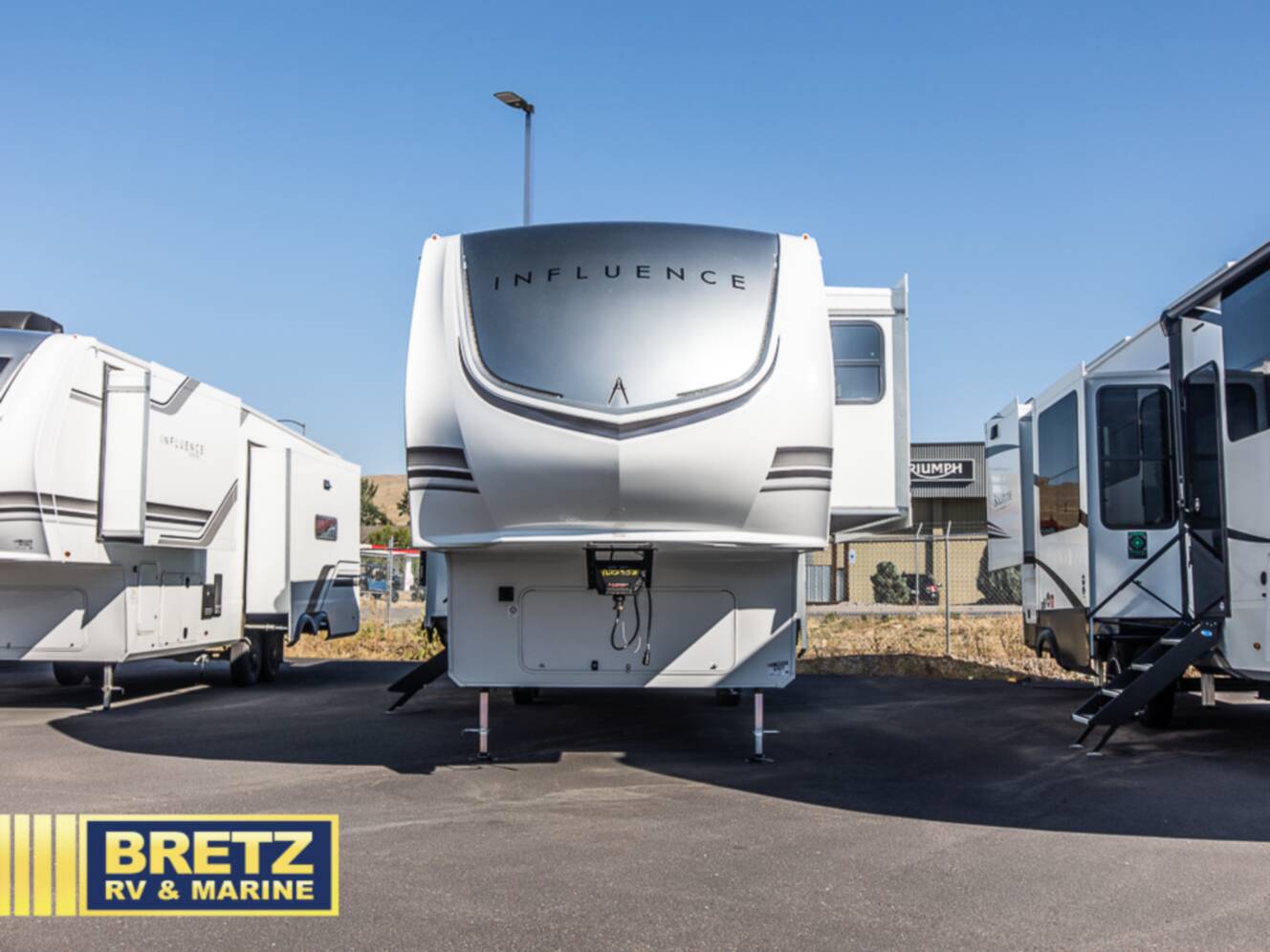 A photo of this 2026 Grand Design Influence 3503GK