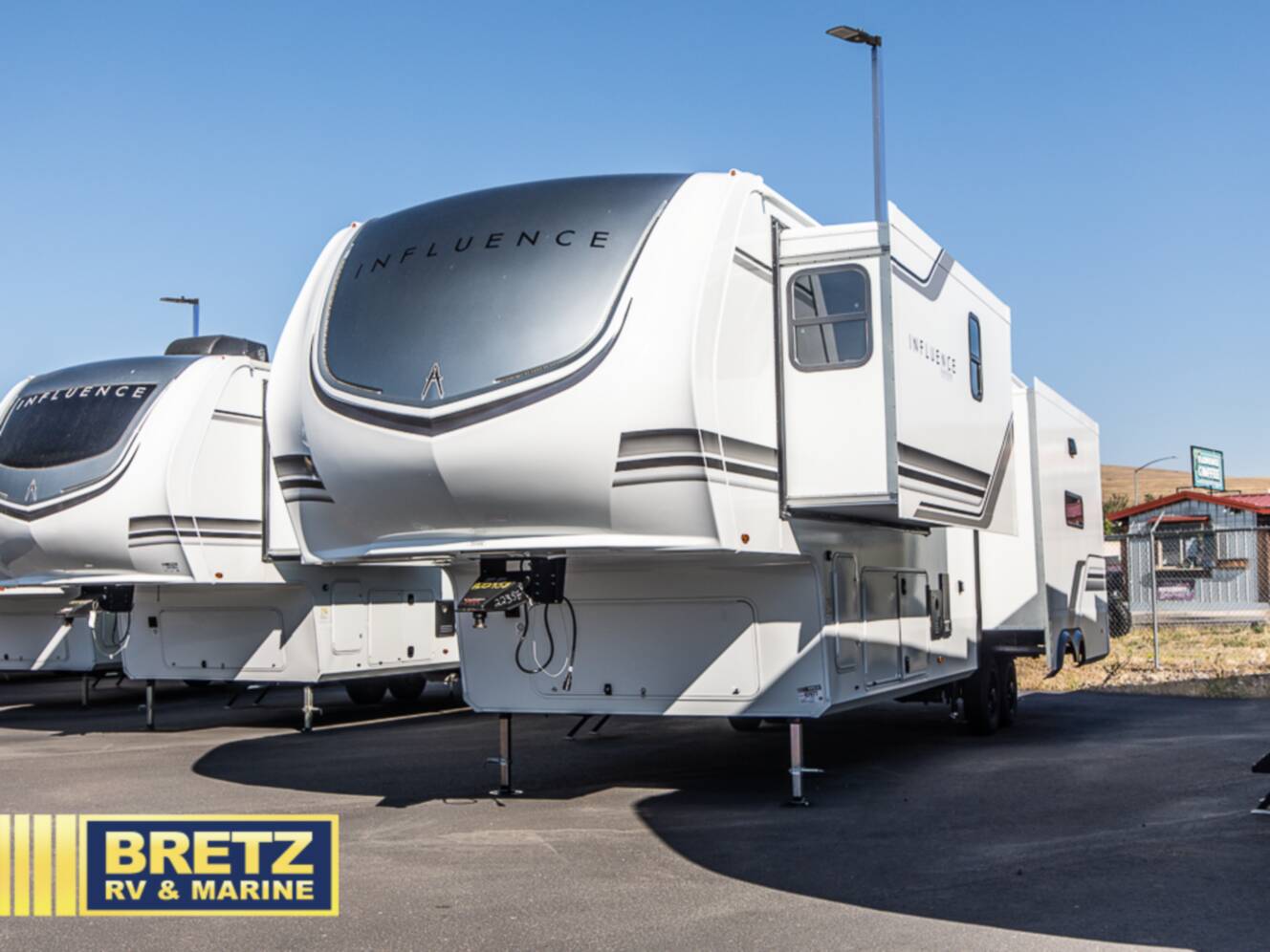 A photo of this 2026 Grand Design Influence 3503GK