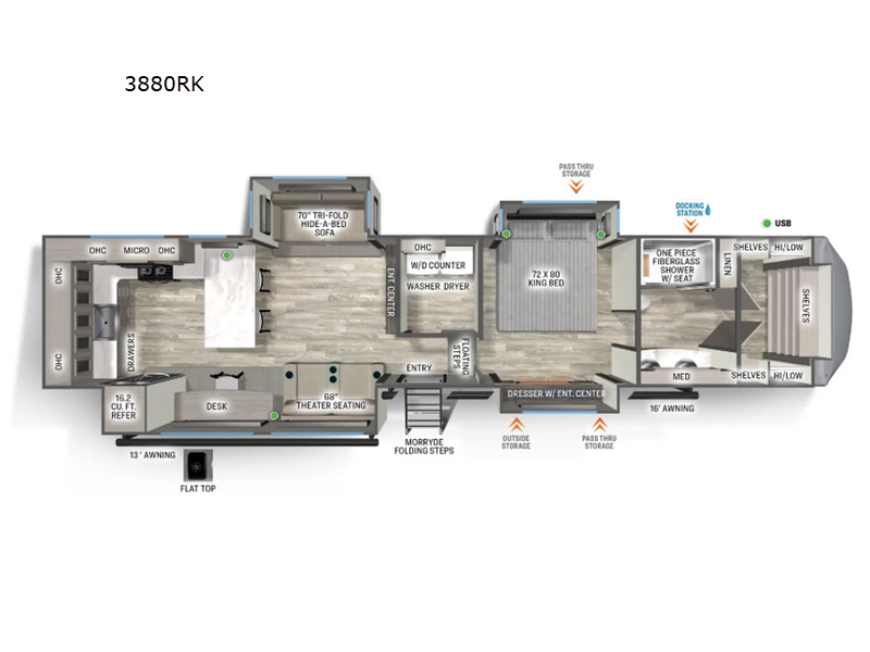 2026 Forest River Rv Sandpiper 3800RK in waller TX