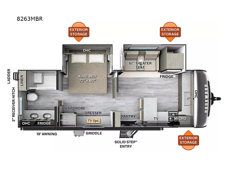 2023 Forest River Rv Rockwood Signature 8263MBR in logan UT