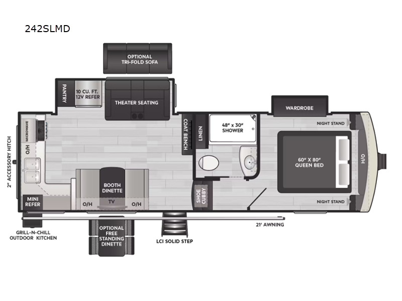 2025 Keystone Rv Arcadia Super Lite 242SLMD in hewitt TX