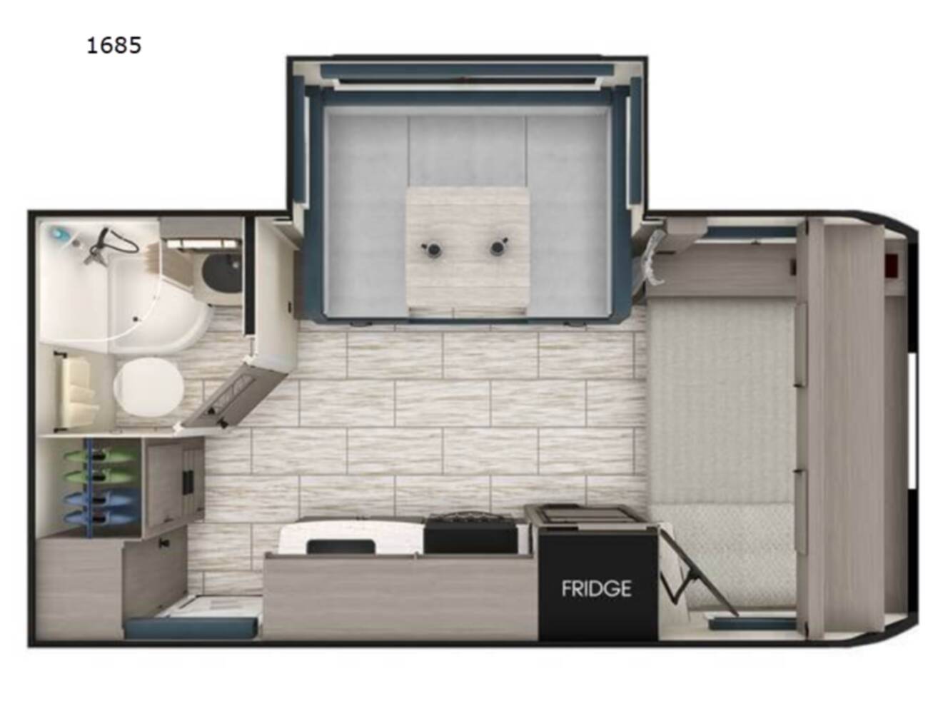 A photo of this 2025 Lance Lance Travel Trailers 1685