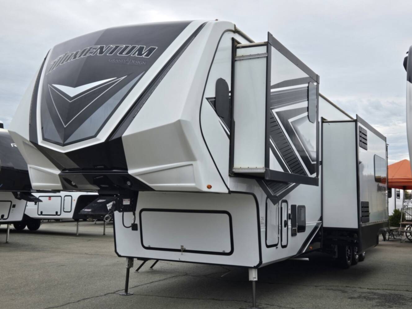 A photo of this 2023 Grand Design Momentum 395MS